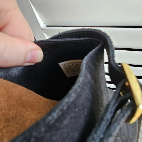 Skechers Memory Foam Sabo Sandals Black Suede Wooden Clogs Mules Size 7 - Picture 7 of 8